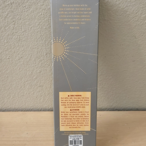 Williams Sonoma Glass Turkey Taper Candleholders & 12 Candles - Picture 8 of 8